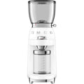 Buy Smeg,Smeg CGF01WHUK Coffee Grinder, Aluminium Construction, 50's Retro Style, 8 Programme Settings and 3 Grinding Grades, White - Gadcet UK | UK | London | Scotland | Wales| Near Me | Cheap | Pay In 3 | Small Kitchen Appliances