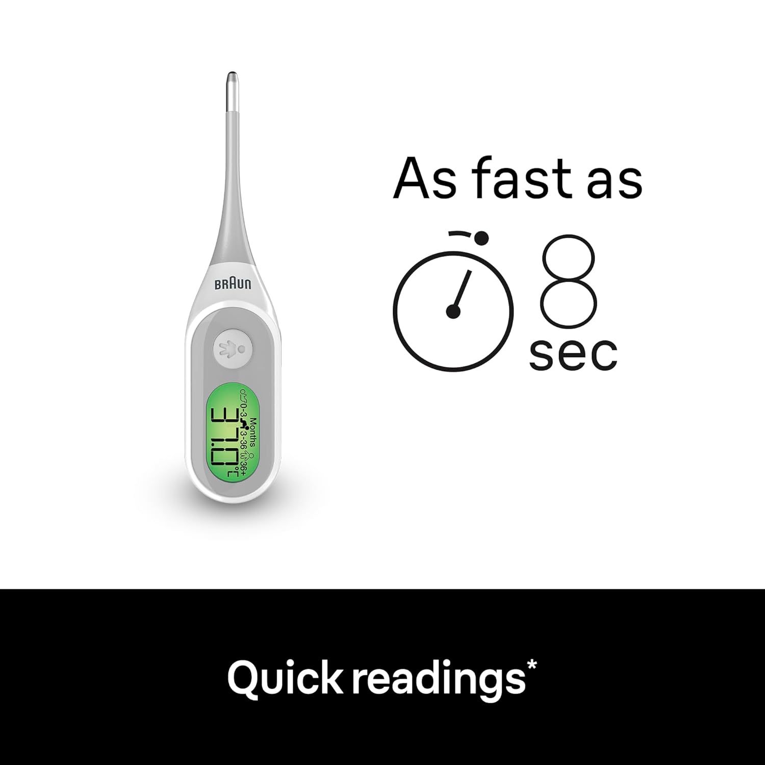 Buy Braun,Braun Age Precision Digital Thermometer (PRT2000) – Multi-Site Use (Oral, Rectal, Underarm), Baby & Infant Friendly - Gadcet UK | UK | London | Scotland | Wales| Near Me | Cheap | Pay In 3 | Hair Care