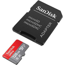 Buy Sandisk,SanDisk Ultra 128 GB microSDXC Memory Card + SD Adapter with A1 App Performance Up to 100 MB/s, Class 10, U1 - Gadcet UK | UK | London | Scotland | Wales| Near Me | Cheap | Pay In 3 | Flash Memory Cards