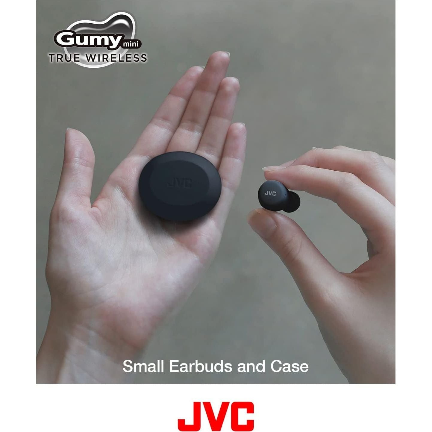 Buy JVC,JVC Gumy Mini Earbuds - Wireless, Bluetooth 5.1, IPX4 Water Resistant, 15-Hour Battery, Lightweight - HA-Z55T-B Black - Gadcet UK | UK | London | Scotland | Wales| Near Me | Cheap | Pay In 3 | Headphones & Headsets