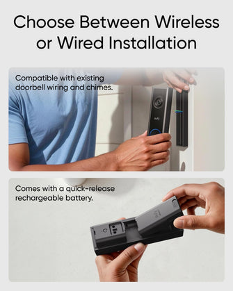 Buy eufy Security,eufy Security Video Doorbell C31, 2K FHD, Battery/Hardwire, Live Video Call, Human Motion Detection - Gadcet UK | UK | London | Scotland | Wales| Near Me | Cheap | Pay In 3 | Security Monitors & Recorders