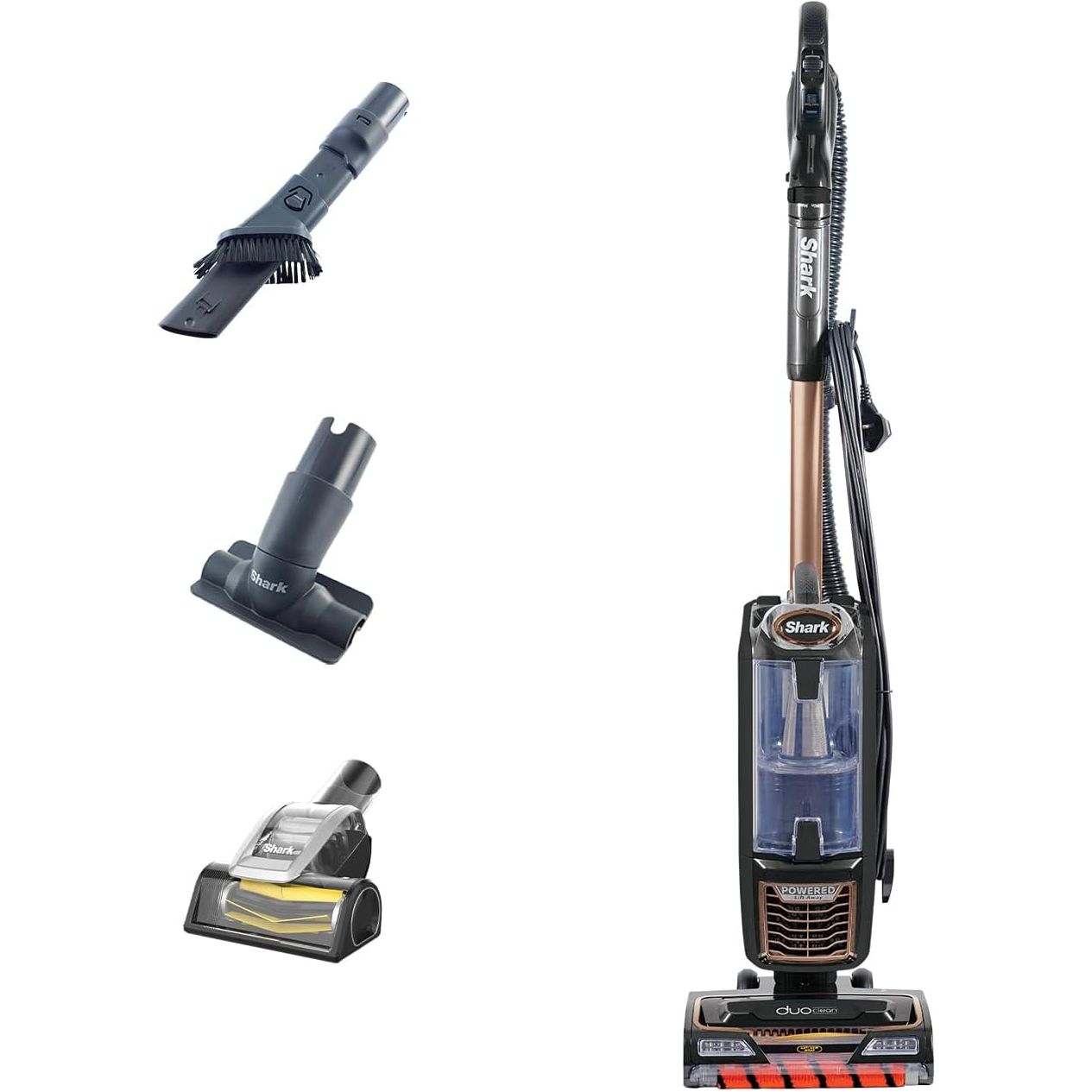 Buy Shark,Shark Upright Vacuum Cleaner, Anti Hair Wrap, Pet Model, DuoClean, Powered Lift-Away, 0.83L, Black/Copper - NZ801UKTBK - Gadcet UK | UK | London | Scotland | Wales| Near Me | Cheap | Pay In 3 | Vacuum Cleaner