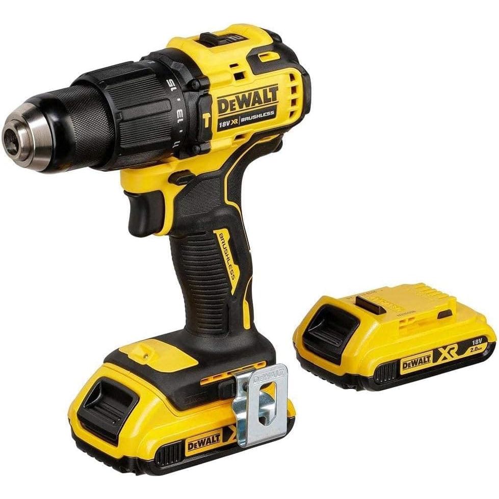 Buy DEWALT,Dewalt DCD709D2T 18v XR Brushless Compact Combi Hammer Drill Tstak - 2 x 2.0ah - Gadcet UK | UK | London | Scotland | Wales| Near Me | Cheap | Pay In 3 | Combi Drills