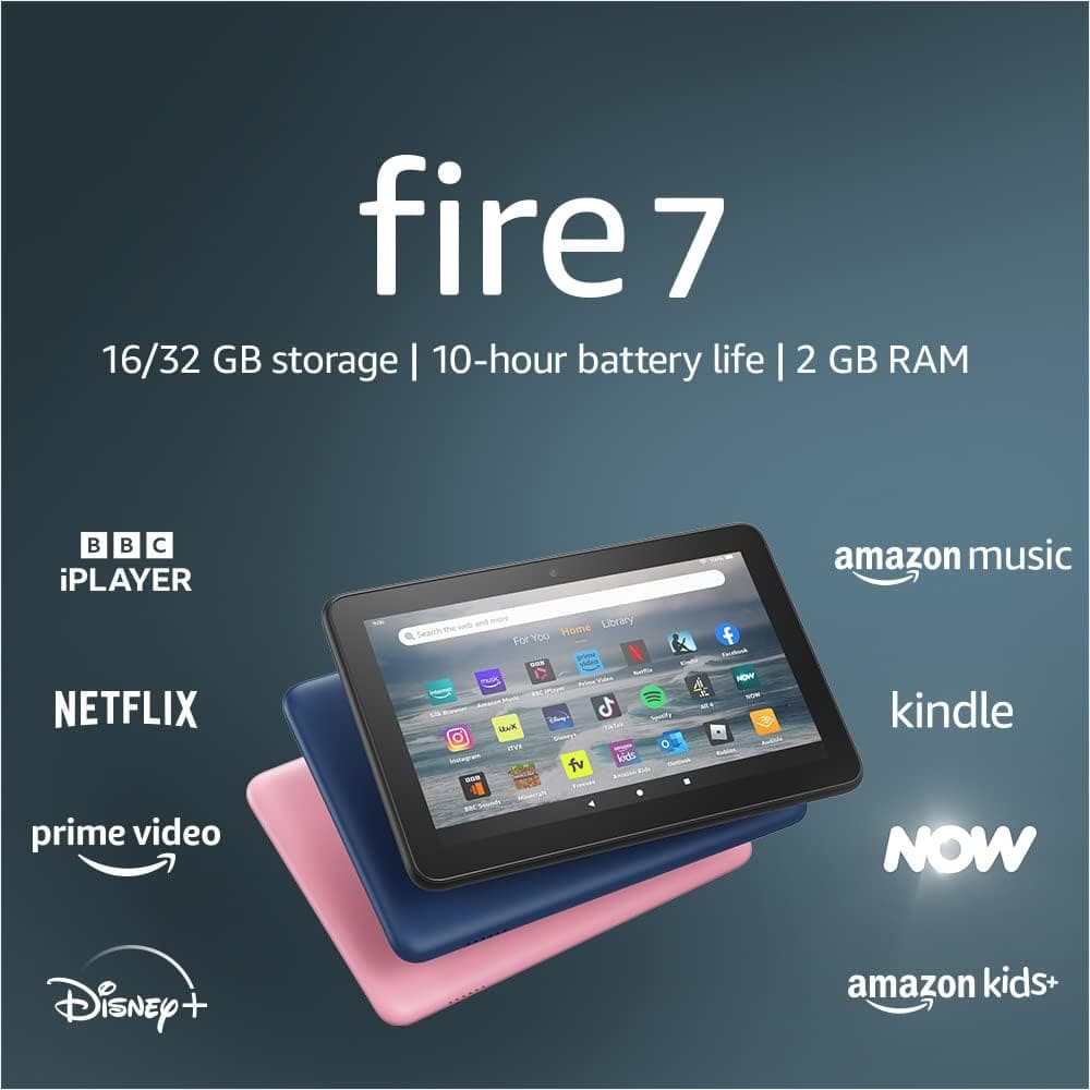 Buy Amazon,Amazon Fire 7 7 Inch 16GB Wi-Fi Tablet – Black - Gadcet UK | UK | London | Scotland | Wales| Near Me | Cheap | Pay In 3 | Tablet Computers