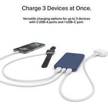 Buy Belkin,Belkin USB C Portable Power Bank (10000 mAh with 1 USB C Port and 2 USB A Ports for up to 15W Charging for iPhone, Android, AirPods, iPad, and More) – Blue - Gadcet UK | UK | London | Scotland | Wales| Ireland | Near Me | Cheap | Pay In 3 | Power Adapters & Chargers