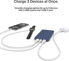 Buy Belkin,Belkin USB C Portable Power Bank (10000 mAh with 1 USB C Port and 2 USB A Ports for up to 15W Charging for iPhone, Android, AirPods, iPad, and More) – Blue - Gadcet UK | UK | London | Scotland | Wales| Ireland | Near Me | Cheap | Pay In 3 | Power Adapters & Chargers