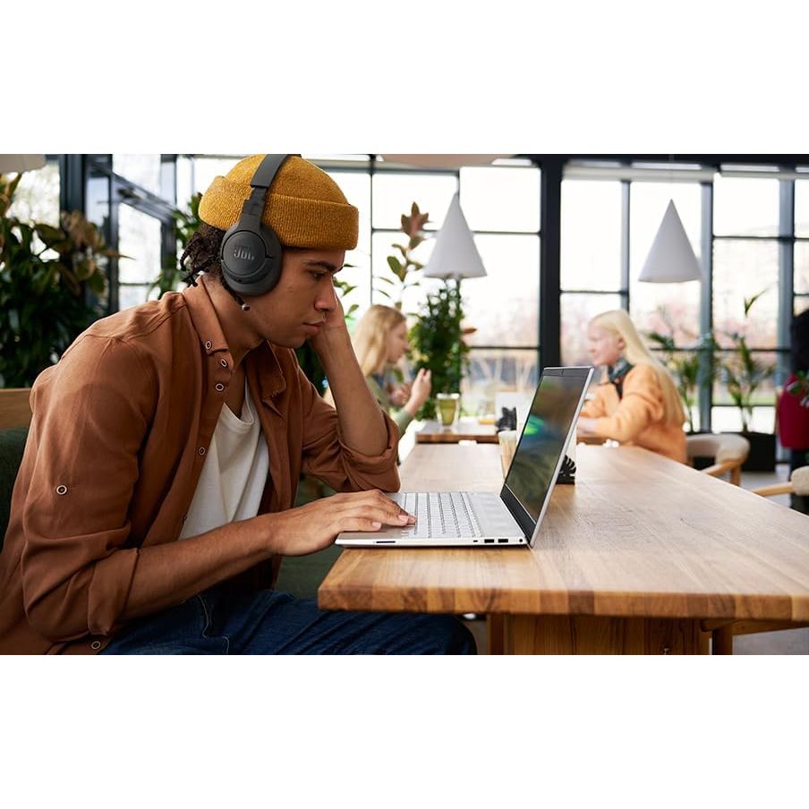 JBL Tune 770 NC Wireless Over-Ear Bluetooth Headphones with Adaptive Noise-Cancelling Technology and 70-Hour Battery Life, Black | Adaptive Noise Cancelling with Smart Ambient, Bluetooth 5.3, JBL Pure Bass Sound, Upto 70H battery life