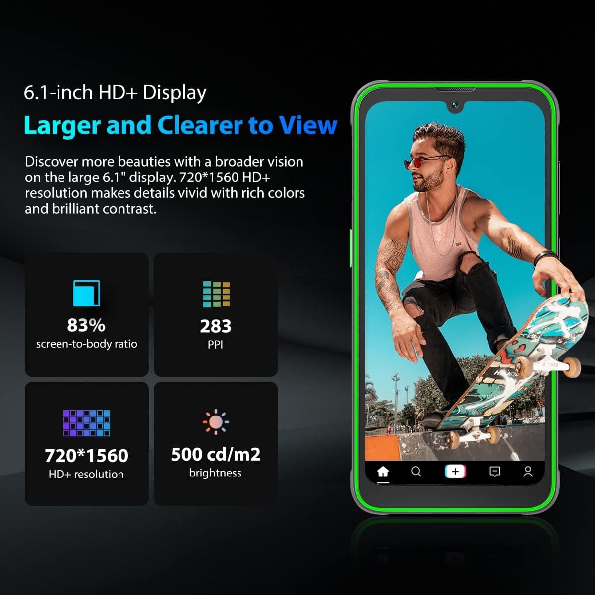Buy Blackview,Blackview BV5200 Pro 4G 64GB Black 4GB RAM Dual Sim Rugged Phone - Black - Unlocked - Gadcet.com | UK | London | Scotland | Wales| Ireland | Near Me | Cheap | Pay In 3 | Mobile Phone