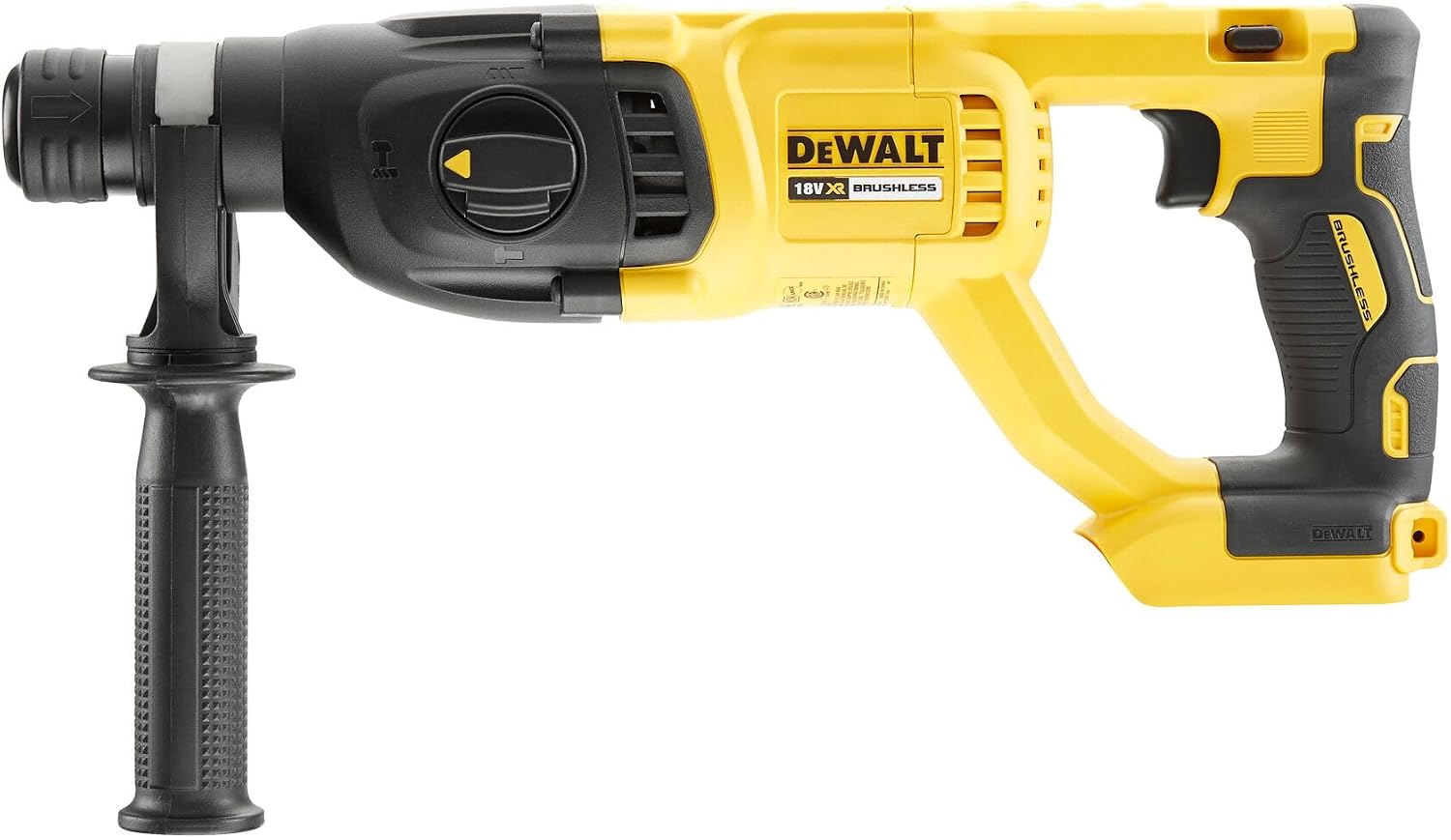 DEWALT 18V XR Brushless Cordless SDS-Plus Hammer Drill, Bare, DCH033N-XJ