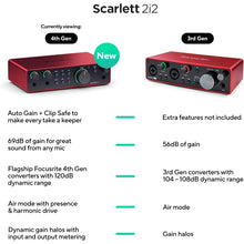 Buy Focusrite,Focusrite Scarlett 2i2 4th Gen USB-C Audio Interface - Gadcet UK | UK | London | Scotland | Wales| Near Me | Cheap | Pay In 3 | Audio Interfaces
