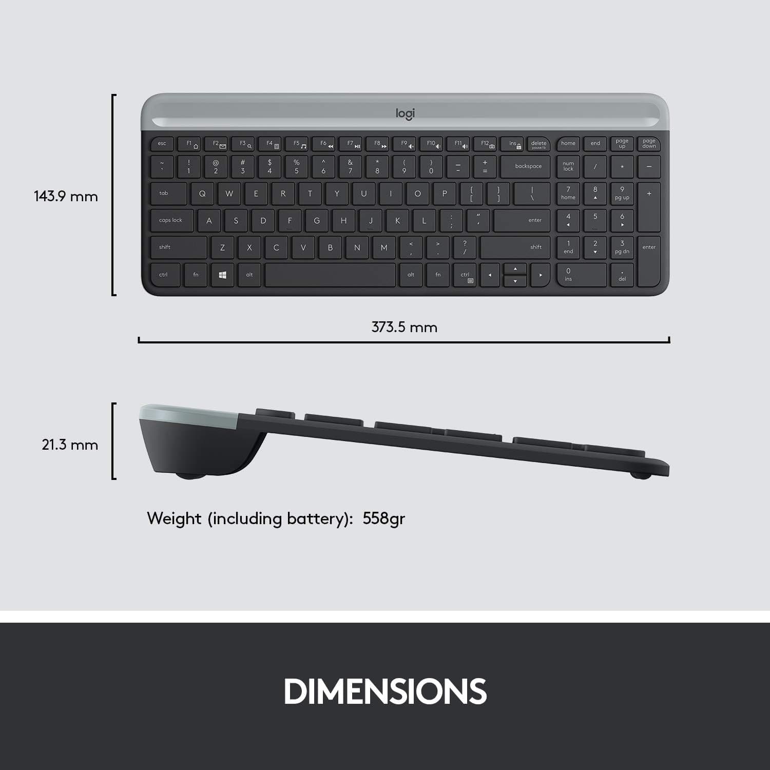 Buy Logitech,Logitech MK470 Slim Wireless Keyboard & Mouse Combo for Windows - Gadcet UK | UK | London | Scotland | Wales| Ireland | Near Me | Cheap | Pay In 3 | Keyboard & Mouse