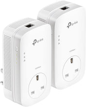 TP-Link,TP-Link 1-Port Gigabit Passthrough Powerline Starter Kit, Data Transfer Speed Up to 1300 Mbps, Ideal for HD Video Streaming and Online Gaming, No Configuration Required, UK Plug (TL-PA8010PKIT) - Gadcet.com