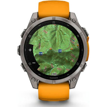 Buy Garmin,Garmin Fenix 8 47mm AMOLED Sapphire Titanium Smartwatch – Spark Orange/Graphite Silicone Band - Gadcet UK | UK | London | Scotland | Wales| Near Me | Cheap | Pay In 3 | Smart Watches