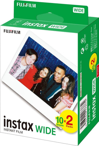 Buy FUJIFILM,Instax WIDE Instant Film White border, 20 shot pack - Gadcet.com | UK | London | Scotland | Wales| Ireland | Near Me | Cheap | Pay In 3 | Instax Smartphone photo printer