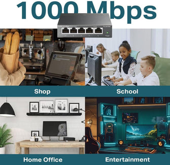 Buy TP-Link,TP-Link TL-SG105S 5-Port Gigabit Ethernet Switch – Plug & Play, Fanless, Metal Casing, Desktop & Wall-Mountable, Energy-Saving - Gadcet UK | UK | London | Scotland | Wales| Near Me | Cheap | Pay In 3 | Network Cards & Adapters