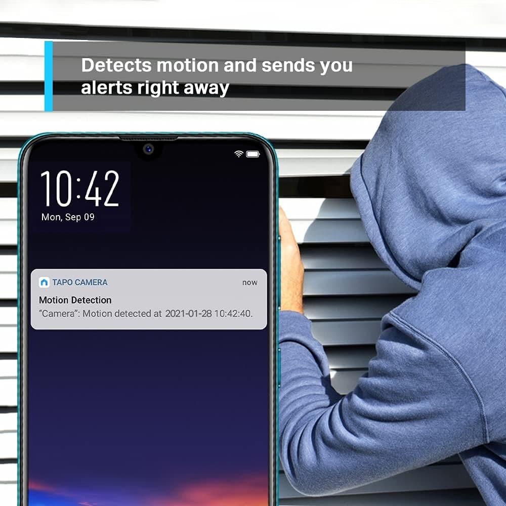 Buy TP-Link,Tapo 2K 3MP Pan Tilt Security Camera, Baby/Pet Dog AI Monitor, Smart Motion Detection & Tracking,2-Way Audio, Night Vision, Cloud & SD Card Storage, Works with Alexa & Google Home(Tapo C210) - Gadcet UK | UK | London | Scotland | Wales| Ireland | Near Me | Cheap | Pay In 3 | Security Safe Accessories