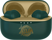 OTL Technologies ZD1137 Zelda Tears of the Kingdom TWS Wireless Earphones Green – Bluetooth 5.3, Charging Case, Type-C Cable, 6-Hour Playtime