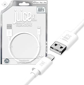 Buy Gadcet Barkingside,Juice XL USB to Lightning 2m Charging Cable - Gadcet UK | UK | London | Scotland | Wales| Near Me | Cheap | Pay In 3 | USB Cables