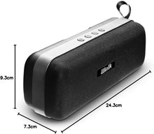 Walk Audio True Wireless Fabric Bluetooth Speaker – 2 x 5W, TruSound Bass Boost, Built-In Mic & USB Input