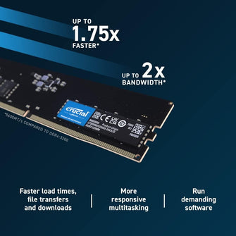 Buy Crucial,Crucial RAM 8GB DDR5 5600MHz (or 5200MHz or 4800MHz) Desktop Memory CT8G56C46U5 - Gadcet UK | UK | London | Scotland | Wales| Ireland | Near Me | Cheap | Pay In 3 | RAM