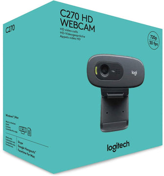 Buy Logitech,Logitech C270 HD Webcam, HD 720p/30fps, Widescreen HD Video Calling, HD Light Correction - Gadcet UK | UK | London | Scotland | Wales| Ireland | Near Me | Cheap | Pay In 3 | Webcams