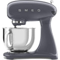 Buy Smeg,Smeg SMF03GRUK Full Colour Stand Mixer, Retro 50's Style with 4.8L Stainless Steel Bowl, Safety Lock, 10 Variable Speeds, 800W, Grey - Gadcet UK | UK | London | Scotland | Wales| Near Me | Cheap | Pay In 3 | 