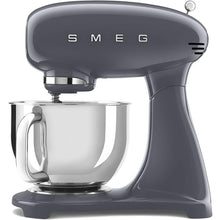 Buy Smeg,Smeg SMF03GRUK Full Colour Stand Mixer, Retro 50's Style with 4.8L Stainless Steel Bowl, Safety Lock, 10 Variable Speeds, 800W, Grey - Gadcet UK | UK | London | Scotland | Wales| Near Me | Cheap | Pay In 3 | 