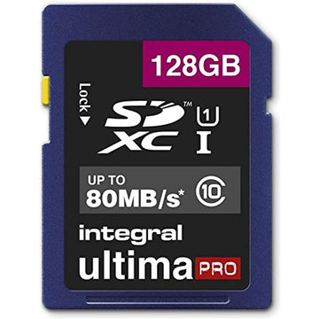 Buy Integral,Integral INSDX128G10-80U1 UltimaPro 128 GB Class 10 SDXC Memory Card - Gadcet UK | UK | London | Scotland | Wales| Ireland | Near Me | Cheap | Pay In 3 | Flash Memory Cards