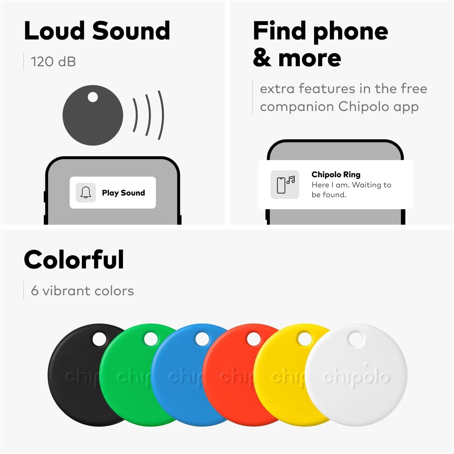 Buy Chipolo,Chipolo Pop Bluetooth Item Finder Black – Apple & Android Compatible - Gadcet UK | UK | London | Scotland | Wales| Near Me | Cheap | Pay In 3 | GPS Tracking Devices
