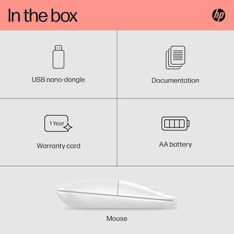 Buy HP,HP Z3700 Wireless Mouse – White, Slim Design, 2.4GHz, Multi-Device Compatible, 1200 DPI Optical Sensor, Up to 16-Month Battery Life - Gadcet UK | UK | London | Scotland | Wales| Near Me | Cheap | Pay In 3 | Mice & Trackballs