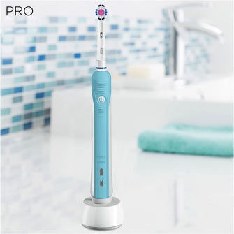 Buy Oral-B,Oral-B Pro 1 Electric Toothbrush with Pressure Sensor - Blue - Gadcet.com | UK | London | Scotland | Wales| Ireland | Near Me | Cheap | Pay In 3 | Health & Beauty