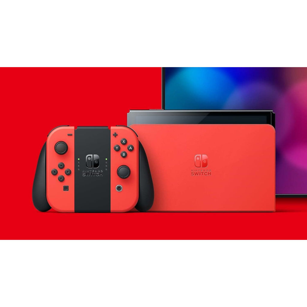 Nintendo Switch (OLED Model) - Mario Red Edition | Gadcet UK Video Game ...