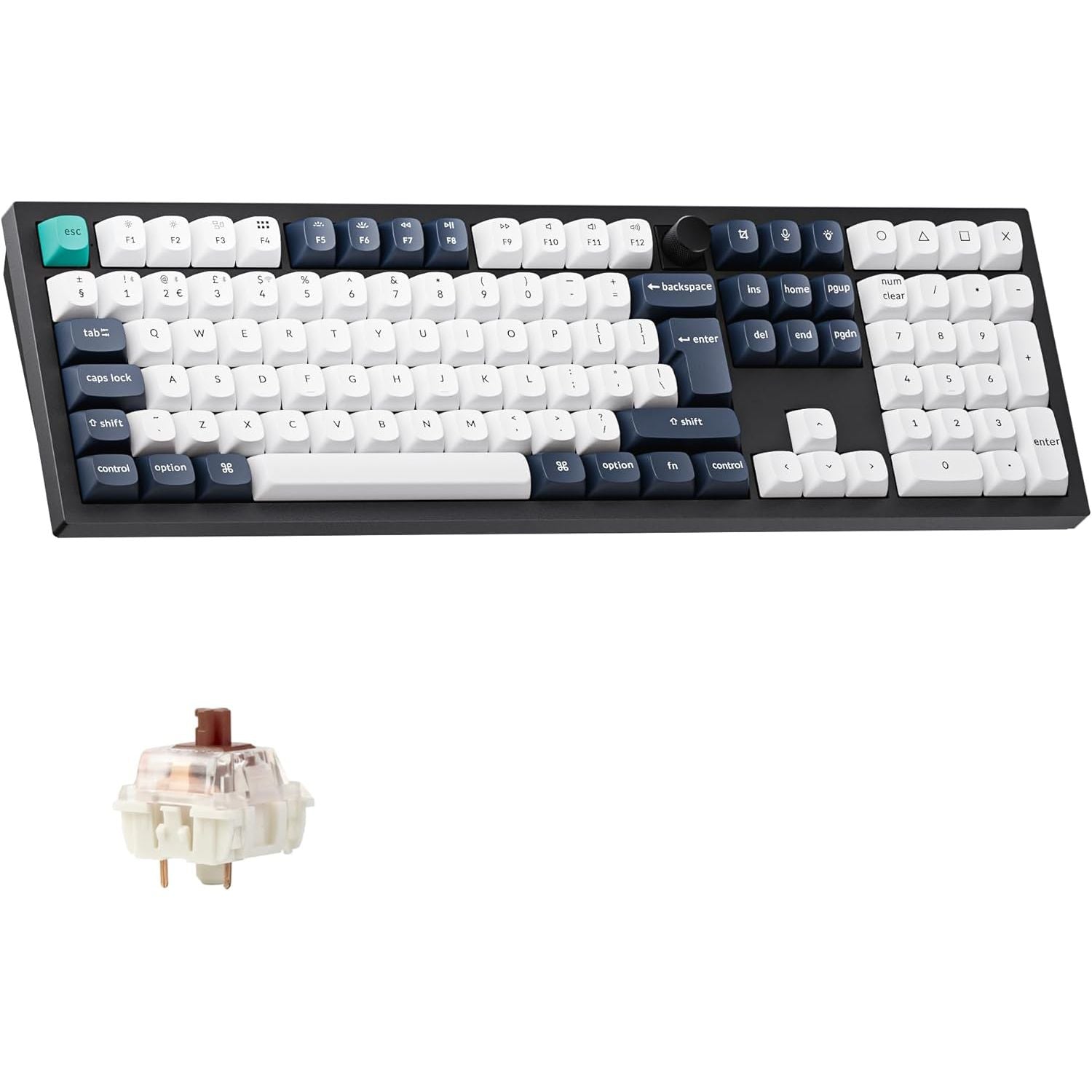 Keychron Q6 Max QMK Wireless Mechanical Keyboard - Black