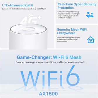 Buy TP-Link,TP-Link Deco X10-4G 4G+ Router WiFi 6 AX1500Mbps WiFi Router, 4G+ Cat6 WiFi 4G Router, 4G Router with Sim Slot, Sim Card Router, Mesh WiFi 6 System, Gigabit Ports, WiFi Extender Booster - Gadcet UK | UK | London | Scotland | Wales| Near Me | Cheap | Pay In 3 | Network Cards & Adapters