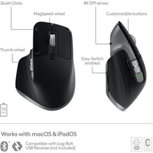 Buy Logitech,Logitech MX Master 3S for Mac - Wireless Bluetooth Mouse with Ultra-fast Scrolling, Ergo, 8K DPI, Quiet Clicks, Track on Glass, Customisation, USB-C, Apple, iPad - Space Grey - Gadcet UK | UK | London | Scotland | Wales| Near Me | Cheap | Pay In 3 | Keyboard & Mouse