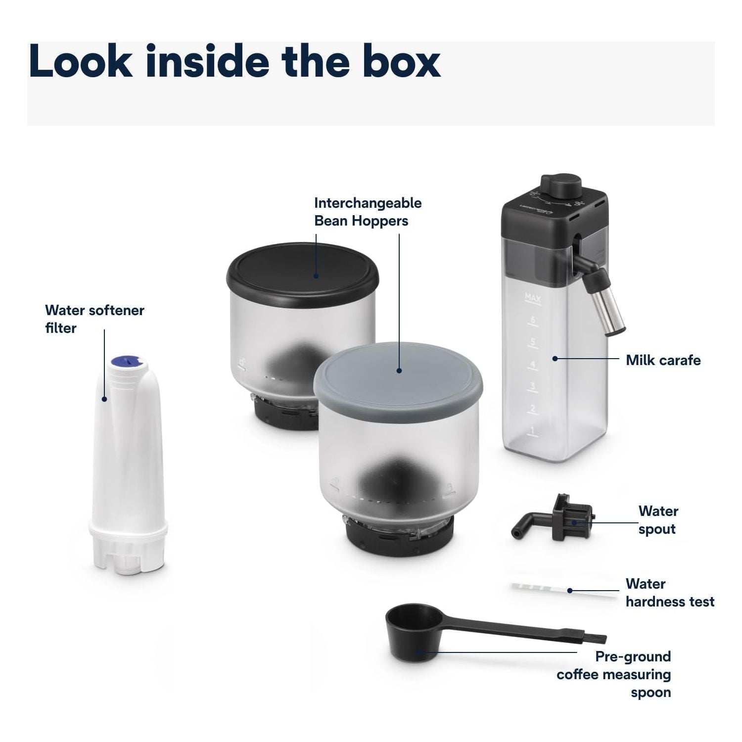 Buy De'Longhi,De'Longhi Rivelia EXAM440.55.B, Fully Automatic Coffee Machine with LatteCrema Hot, Automatic Milk Frother, Compact Size Bean to Cup Coffee Machine, 16 Recipes, Full Touch Coloured Display Black - Gadcet UK | UK | London | Scotland | Wales| Near Me | Cheap | Pay In 3 | Coffee Makers & Espresso Machines