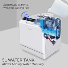 Buy Hermitlux,Hermitlux Mini Countertop Dishwasher 4 Place Settings, 5L Tank, 6 Programs, Touch Control, Baby Care & Fruit Wash - White - Gadcet UK | UK | London | Scotland | Wales| Near Me | Cheap | Pay In 3 | Kitchen Tools & Utensils