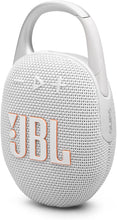 JBL Clip 5 White Bluetooth Speaker