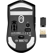 Buy Cooler Master,Cooler Master MM712 Wireless Gaming Mouse - 59g Ultralight, 19K DPI, RGB-LED, 70M Clicks, PAW3370 Sensor, PC - Black - Gadcet UK | UK | London | Scotland | Wales| Near Me | Cheap | Pay In 3 | Mice & Trackballs