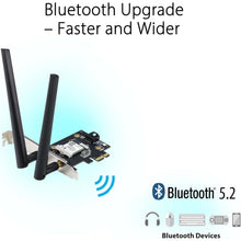 Buy ASUS,Asus (PCE-AXE5400) AXE5400 Wi-Fi 6E Tri-Band PCI Express Adapter, Bluetooth 5.2, OFDMA & MU-MIMO - Gadcet UK | UK | London | Scotland | Wales| Ireland | Near Me | Cheap | Pay In 3 | Network Cards & Adapters