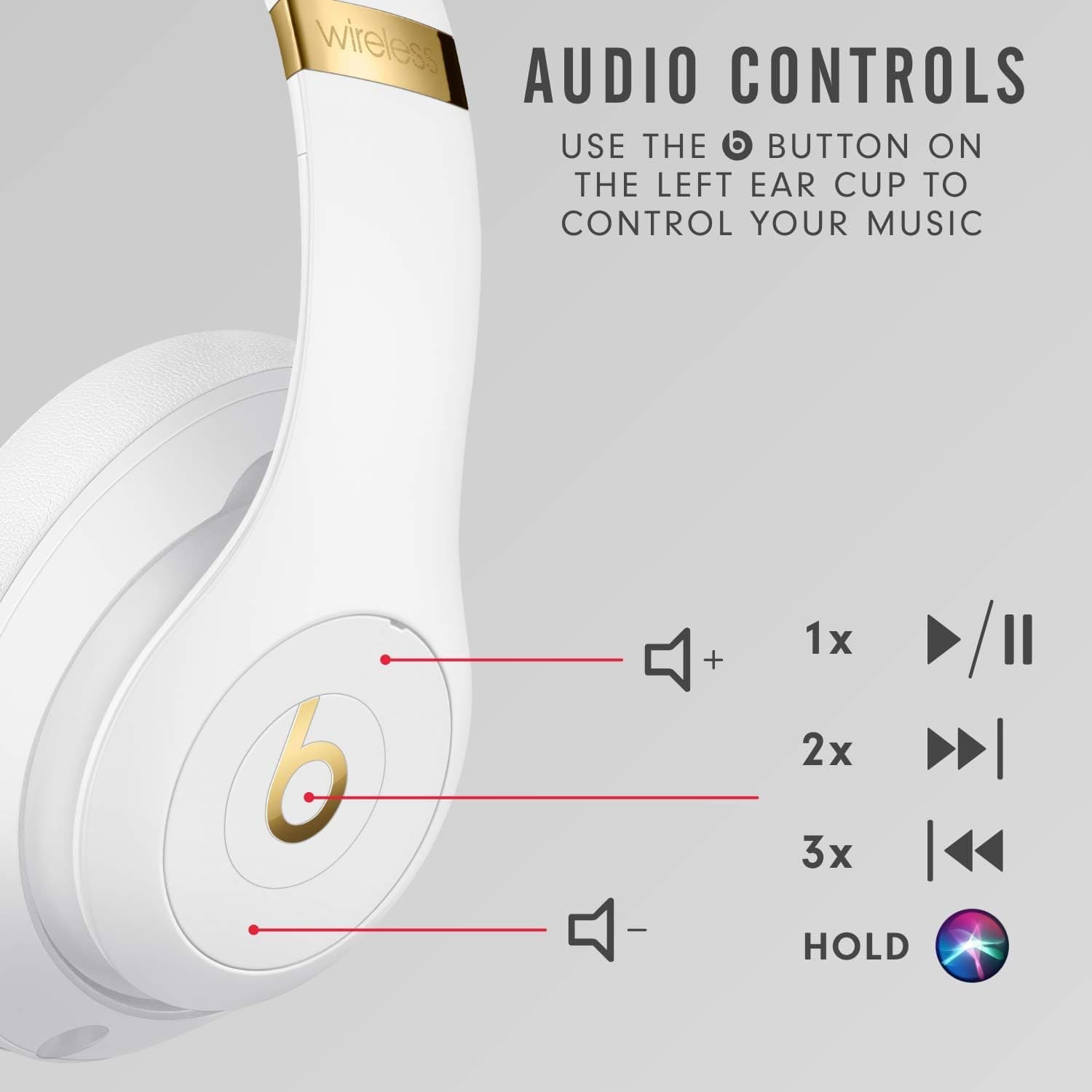 Buy Beats,Beats Studio3 ANC Over-Ear Wireless Headphones White - Gadcet UK | UK | London | Scotland | Wales| Ireland | Near Me | Cheap | Pay In 3 | Headphones