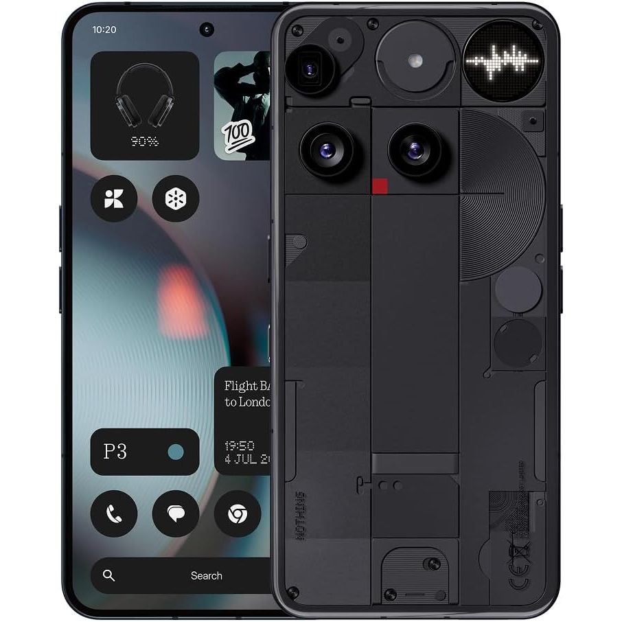 Nothing Phone (3) 5G Smartphone – 16GB RAM, 512GB Storage, 50MP Triple Camera, 6.67” 120Hz AMOLED – Black