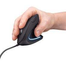 Buy Trust,Trust Verto Wired Ergonomic Vertical Mouse – 1000-1600 DPI, 6 Buttons, LED Illumination, Right-Handed – Black - Gadcet UK | UK | London | Scotland | Wales| Near Me | Cheap | Pay In 3 | Keyboard & Mouse