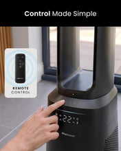 Buy Pro Breeze,Pro Breeze 41" Bladeless Tower Fan with Air Purifier Black EU – Ultra Quiet Portable Standing Fan with HEPA13 Filter, Remote Control, LED Display & 10 Speeds - Gadcet UK | UK | London | Scotland | Wales| Near Me | Cheap | Pay In 3 | Tower Fans