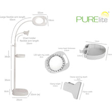 Buy Purelite,Purelite 4-in-1 Crafters Magnifying Lamp, White, 26x26x150 cm - Gadcet UK | UK | London | Scotland | Wales| Ireland | Near Me | Cheap | Pay In 3 | Electronics
