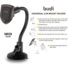 Buy Budi,Budi Phone Holder for Cars, Strong Suction Car Phone Holder for Dashboard / Windscreen / Universal Mobile Phone Holder for Car, 360 Degree Rotation Car Phone Mount for iPhone Samsung Oneplus etc. - Gadcet UK | UK | London | Scotland | Wales| Ireland | Near Me | Cheap | Pay In 3 | Mobile Phone Stands