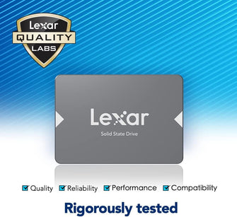 Buy Lexar,Lexar NS100 2.5” SATA III 6Gb/s Internal 512GB SSD - Solid State Drive - Gadcet UK | UK | London | Scotland | Wales| Ireland | Near Me | Cheap | Pay In 3 | External hard drives