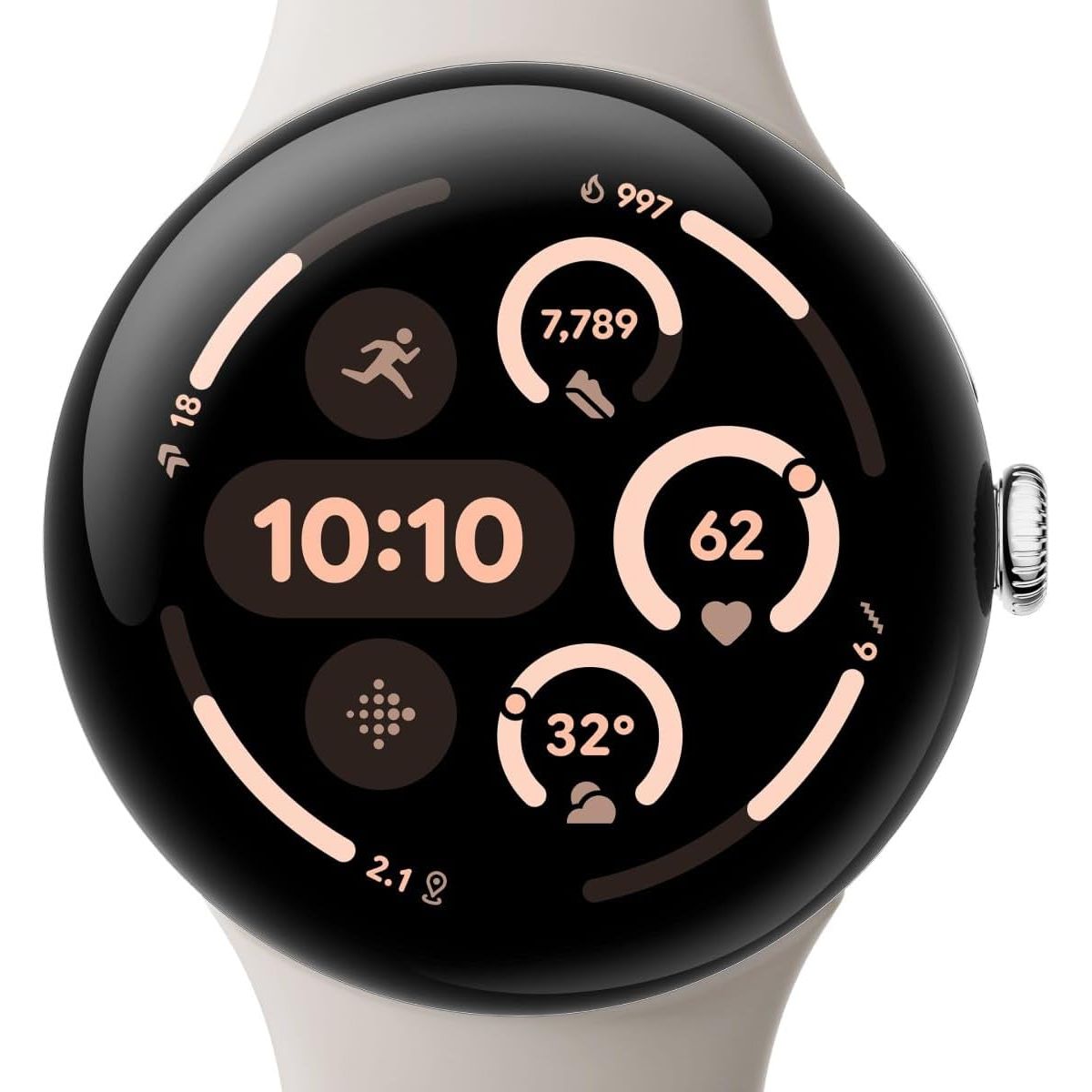 Buy Google,Google Pixel Watch 3, 45mm, Android Smartwatch, Polished Silver Aluminum Case, Porcelain Band - Gadcet UK | UK | London | Scotland | Wales| Near Me | Cheap | Pay In 3 | Smart Watches