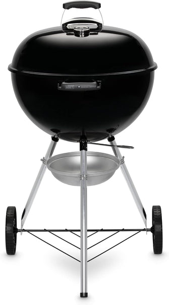 Buy Weber,Weber Original Kettle Charcoal Grill Barbecue, 57cm E-5710 BBQ Grill with Lid Cover, Thermometer, Stand & Wheels Freestanding Outdoor Oven & Cooker with Porcelain-Enamelled Bowl - Black - Gadcet UK | UK | London | Scotland | Wales| Near Me | Cheap | Pay In 3 | Outdoor Grills