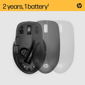 Buy HP,HP 430 wireless mouse | 2.4 GHz wireless connection & Bluetooth 5.2 | USB dongle | 4,000 dpi | 4 buttons | for up to 2 devices | black | incl. 1 x AA Battery - Gadcet UK | UK | London | Scotland | Wales| Near Me | Cheap | Pay In 3 | Mouse